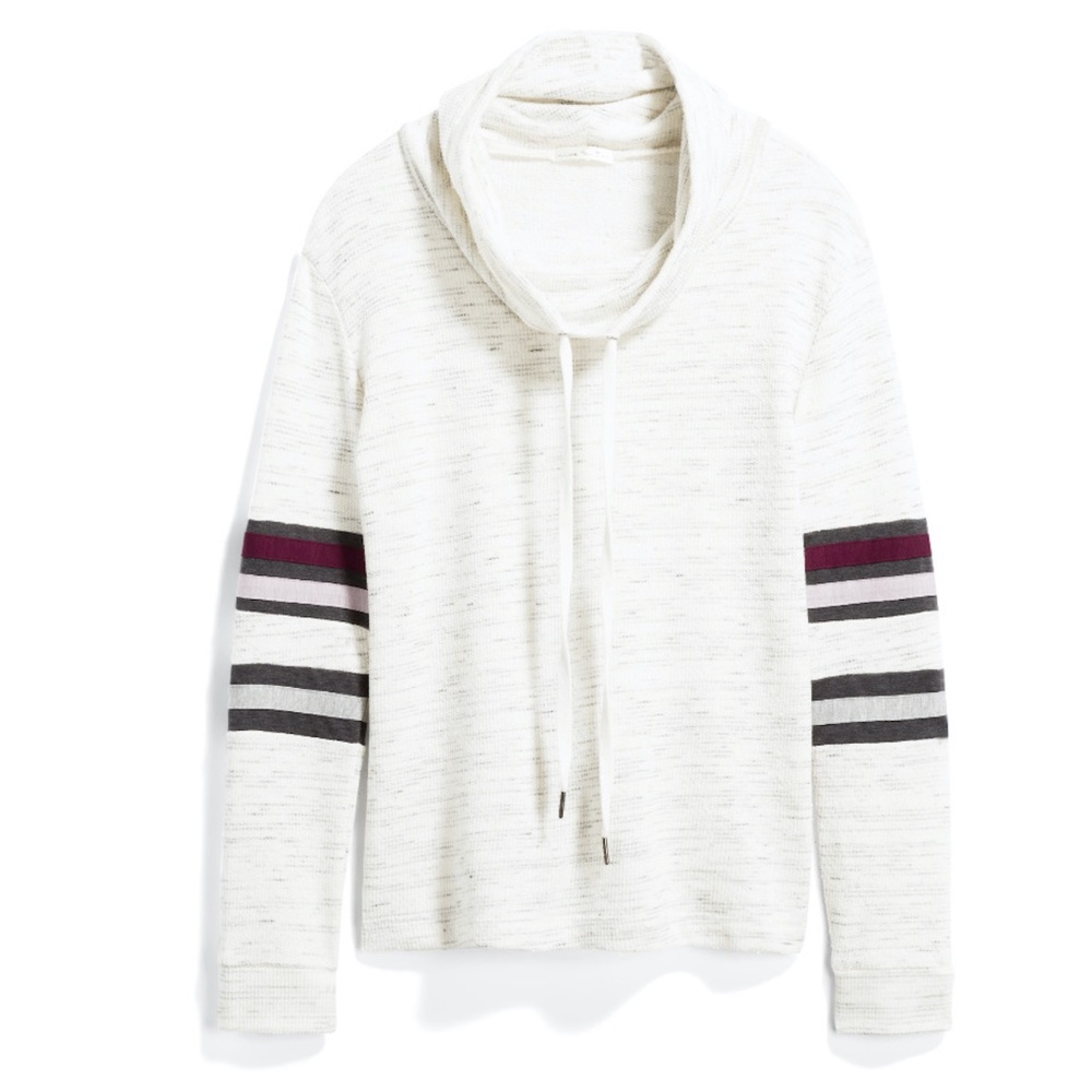 Jonna Varsity Stripe Knit Pullover
